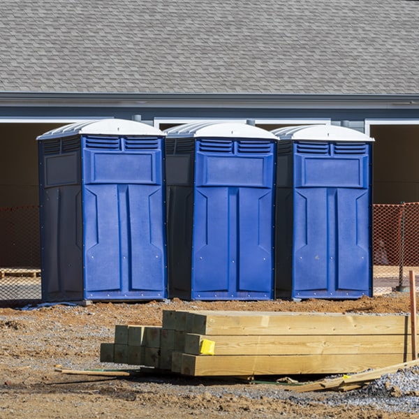 how can i report damages or issues with the porta potties during my rental period in Shamrock Oklahoma